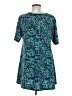 Lularoe Paisley Blue Casual Dress Size M - photo 2