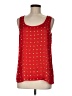 MICHAEL Michael Kors 100% Polyester Red Sleeveless Top Size M - photo 1