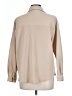 HOTOUCH Solid Tan Long Sleeve Blouse Size L - photo 2