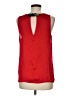 MICHAEL Michael Kors 100% Polyester Red Sleeveless Top Size M - photo 2