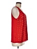 MICHAEL Michael Kors 100% Polyester Red Sleeveless Top Size M - photo 4