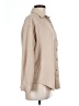 HOTOUCH Solid Tan Long Sleeve Blouse Size L - photo 4