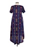 Lularoe Print Purple Casual Dress Size S - photo 2