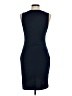 Olivia Grey Solid Blue Cocktail Dress Size M - photo 2