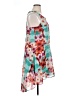Bisou Bisou 100% Polyester Tie-dye Teal Casual Dress Size 14 - photo 4