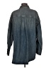 Zara 100% Cotton Blue Denim Jacket Size Med - Lg - photo 2