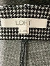 Ann Taylor LOFT Chevron-herringbone Gray Dress Pants Size L - photo 7