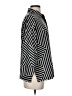 Modern Works 100% Polyester Stripes Black 3/4 Sleeve Blouse Size S - photo 4