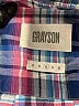Grayson 100% Cotton Plaid Blue Long Sleeve Button-Down Shirt Size Med (3) - photo 7