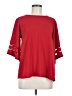 Maurices Red 3/4 Sleeve Top Size M - photo 1