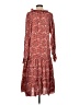 o.p.t 100% Polyester Paisley Red Casual Dress Size XS - photo 2