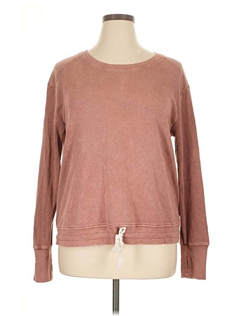 Pre-owned Jane And Delancey Sweatshirt In Brown