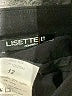 Lisette-L Solid Black Active Pants Size 12 - photo 7