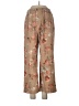 Unbranded Floral Brown Casual Pants Size L - photo 1