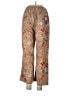 Unbranded Floral Brown Casual Pants Size L - photo 2