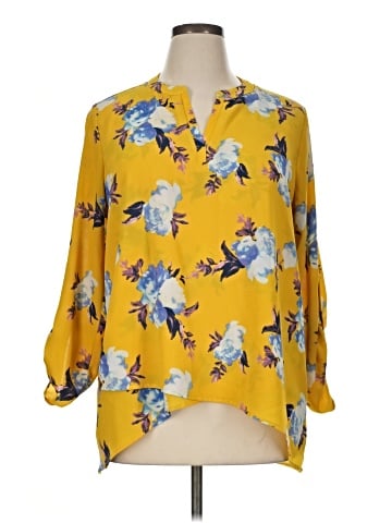 Gibson 3/4 Sleeve Blouse (view 1)