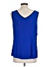 Cache 100% Polyester Blue Sleeveless Top Size L - photo 2