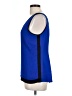 Cache 100% Polyester Blue Sleeveless Top Size L - photo 5