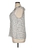 CAbi 100% Polyester Silver Sleeveless Blouse Size XL - photo 5