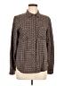 Maurices Tweed Brown Long Sleeve Button-Down Shirt Size M - photo 1