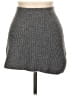 Happily Grey Solid Gray Casual Skirt Size 10 - photo 2