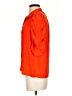FRAME 100% Silk Orange Short Sleeve Silk Top Size XS - photo 5