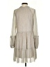 CeCe Metallic Silver Casual Dress Size S - photo 2