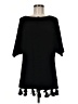 CATHERINE Catherine Malandrino 100% Rayon Black Poncho Size M - photo 1