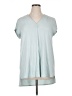 Cupio Teal Short Sleeve Blouse Size XL - photo 1
