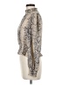 Lucy Paris 100% Polyester Paisley Silver Long Sleeve Blouse Size M - photo 5