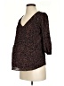 Hatch Brown 3/4 Sleeve Blouse Size XS Maternity (0) - photo 1