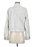 cavalini Stripes Ivory Long Sleeve Blouse Size S - photo 2