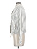 cavalini Stripes Ivory Long Sleeve Blouse Size S - photo 5
