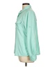Assorted Brands 100% Polyester Solid Teal Long Sleeve Blouse Size L - photo 5