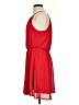 Blue Rain Solid Red Casual Dress Size S - photo 5