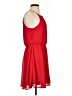Blue Rain Solid Red Casual Dress Size S - photo 4