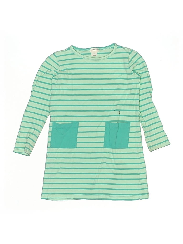 Pre-owned Crewcuts Outlet Kids' Dress In Green