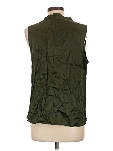 Go By Go Silk Sleeveless Silk Top (view 2)
