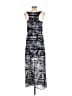 Bar III 100% Polyester Graphic Blue Casual Dress Size M - photo 2