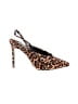 Alice + Olivia Animal Print Multi Color Brown Heels Size 10 - photo 1