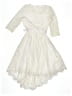 US Angels 100% Polyester Ivory Dress Size 8 - photo 1