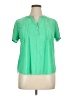 Notations Green Short Sleeve Blouse Size XL - photo 1