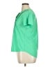 Notations Green Short Sleeve Blouse Size XL - photo 5