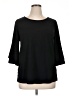 Avenue Black 3/4 Sleeve Top Size 14 - 16 Plus - photo 1