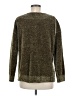 Purejill 100% Polyester Metallic Brown Pullover Sweater Size M - photo 2
