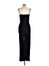 H&M 100% Viscose Solid Black Jumpsuit Size S - photo 2