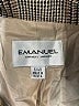 Emanuel Emanuel Ungaro Plaid Gray Wool Coat Size 6 - photo 6
