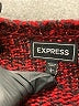 Express Tweed Red Pullover Sweater Size L - photo 7