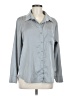 OML 100% Polyester Solid Gray Long Sleeve Blouse Size M - photo 1