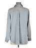 OML 100% Polyester Solid Gray Long Sleeve Blouse Size M - photo 2